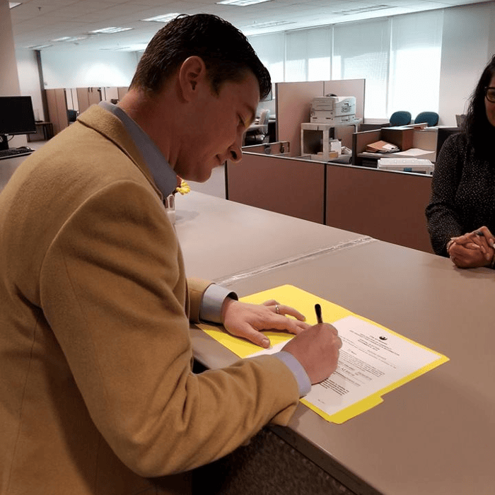 Nicholas Sarwark filing for Mayor of Phoenix